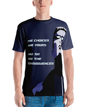 CHOICES – All-Over-Shirt für Herren