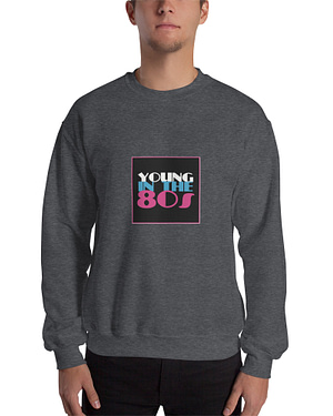 YOUNG IN THE 80s LOGO - Unisex-Sweatshirt