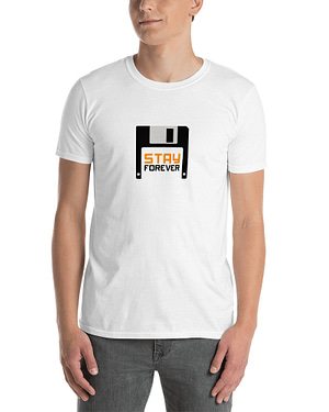 STAY FOREVER LOGO – Unisex-Kurzärmel-T-Shirt