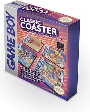 NERDIGE NINTENDO-UNTERSETZER – Classic Collection Game Boy – 4 teiliges Untersetzer-Set