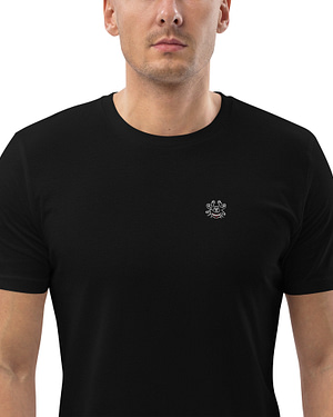 BEHOLD Stickerei - Unisex-Bio-Baumwoll-T-Shirt